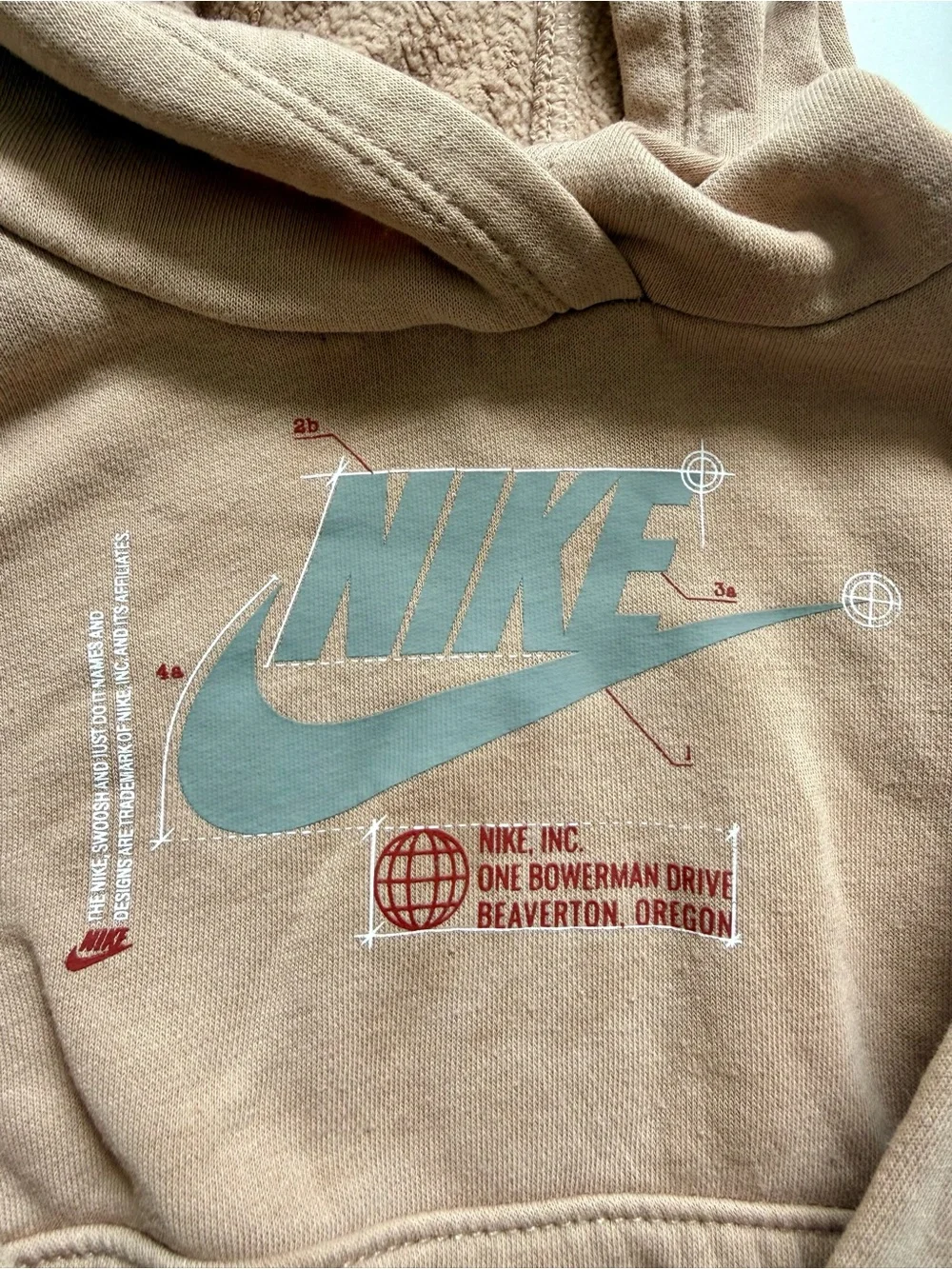 Nike matching set 24m Tan Hoodie and sweats
